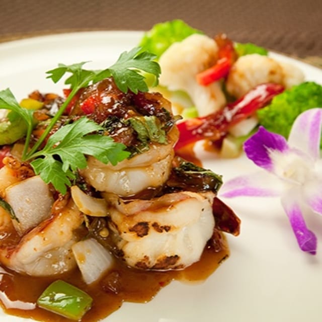 SPL Garlic Jumbo Shrimp and Scallops.