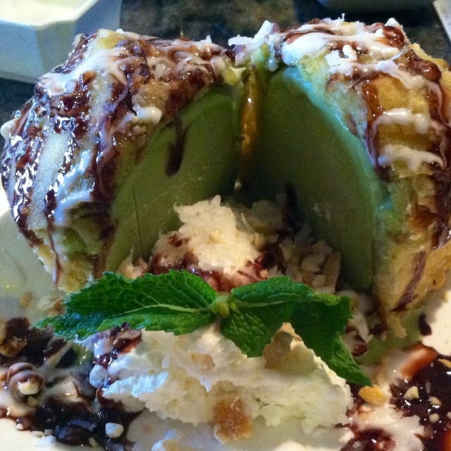 Fried Ice Cream Green Tea.