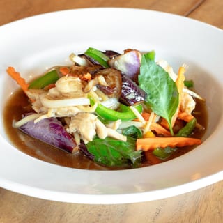 Lunch -  Eggplant Basil